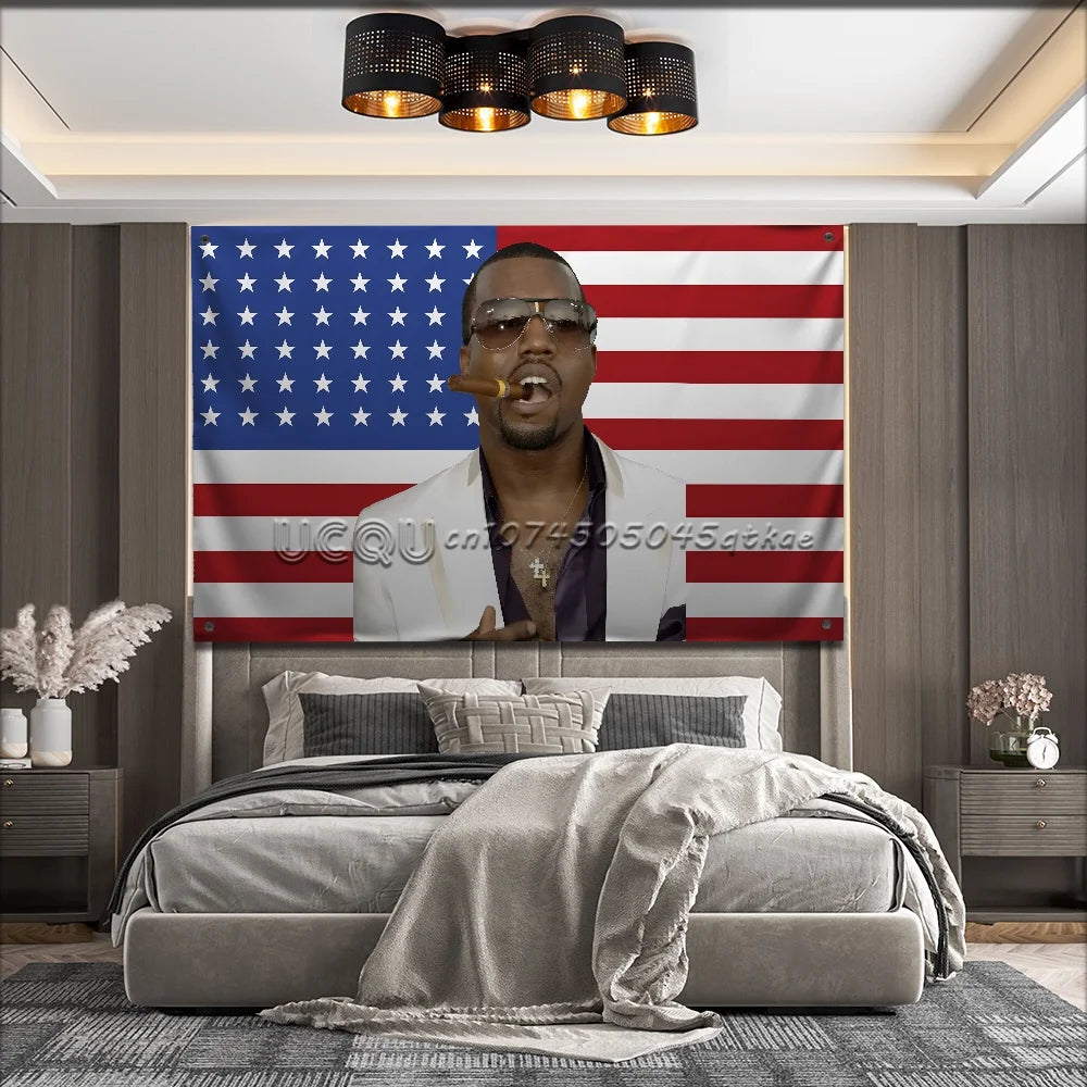 USA x Kanye West Tapestry Wall Decor