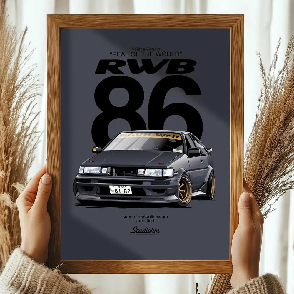 Initial D AE86 Posters