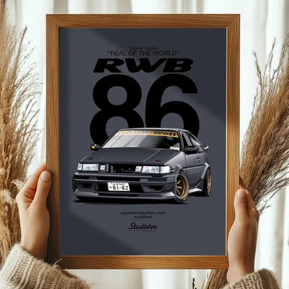 Initial D AE86 Posters