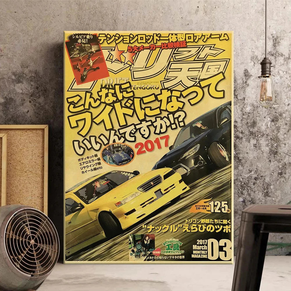 JDM Vintage Car Posters