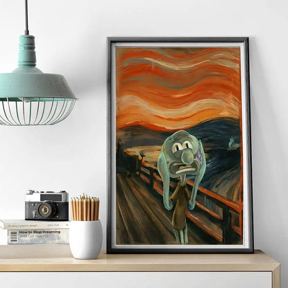 Cartoon Squidward Tentacles Poster