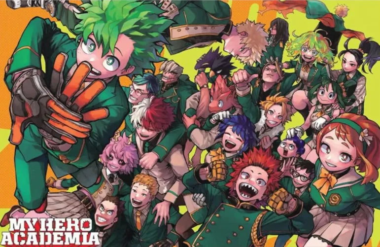 My Hero Academia Anime Retro Posters Room Decor