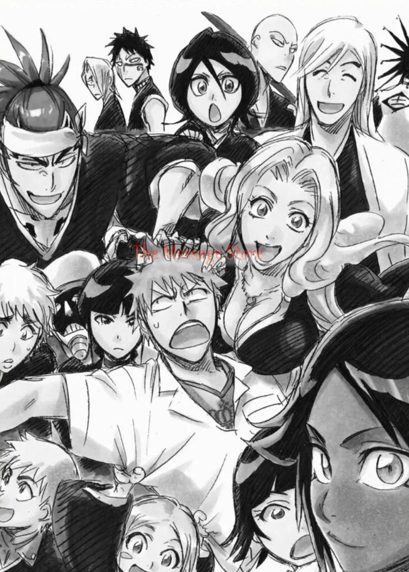 Bleach Black and White Posters