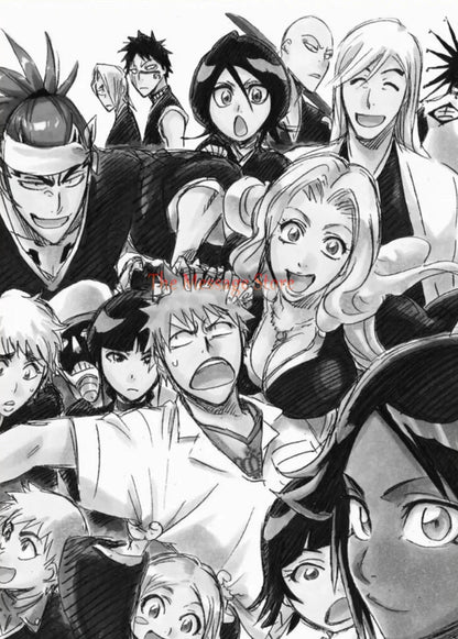 Bleach Black and White Posters