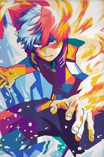 My Hero Academia Anime Retro Posters Room Decor