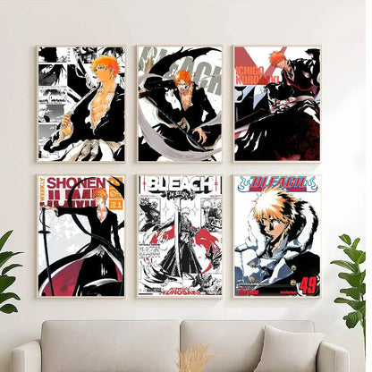 Bleach Anime Wall Sticker Waterproof Paper Art Print