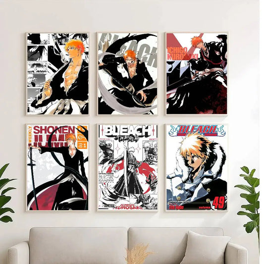 Bleach Anime Wall Sticker Waterproof Paper Art Print