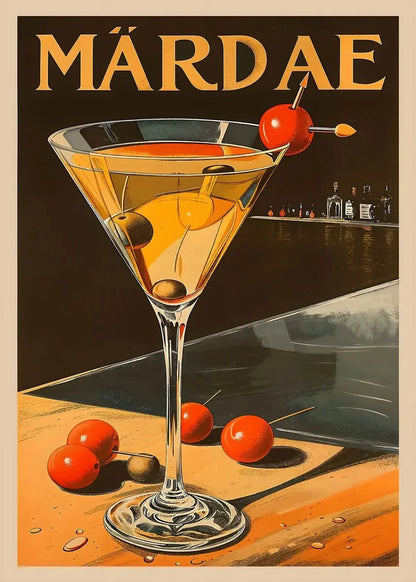 Vintage Cocktail Posters