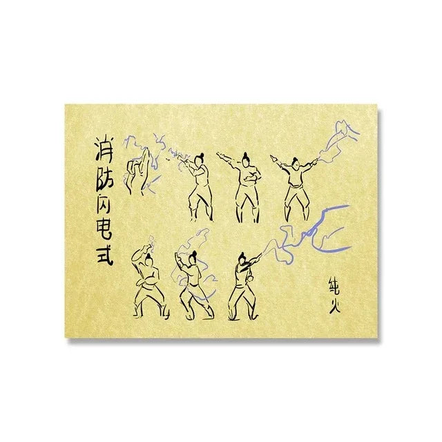 Retro Avatar The Last Airbender Poster