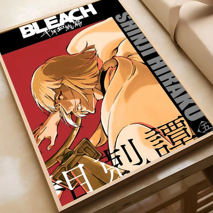 Bleach Anime Poster Wall Art Print for Bedroom, Gaming Room, or Home Decor
