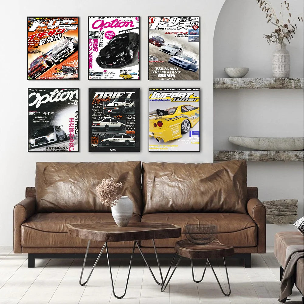 JDM Vintage Racing Posters