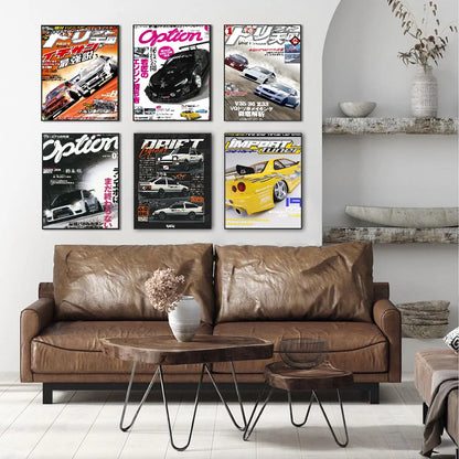 JDM Vintage Racing Posters