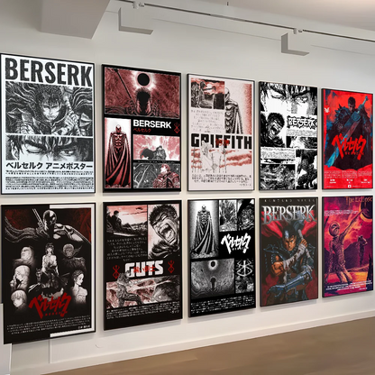Berserk Poster V4 - Japanese Manga Wall Art