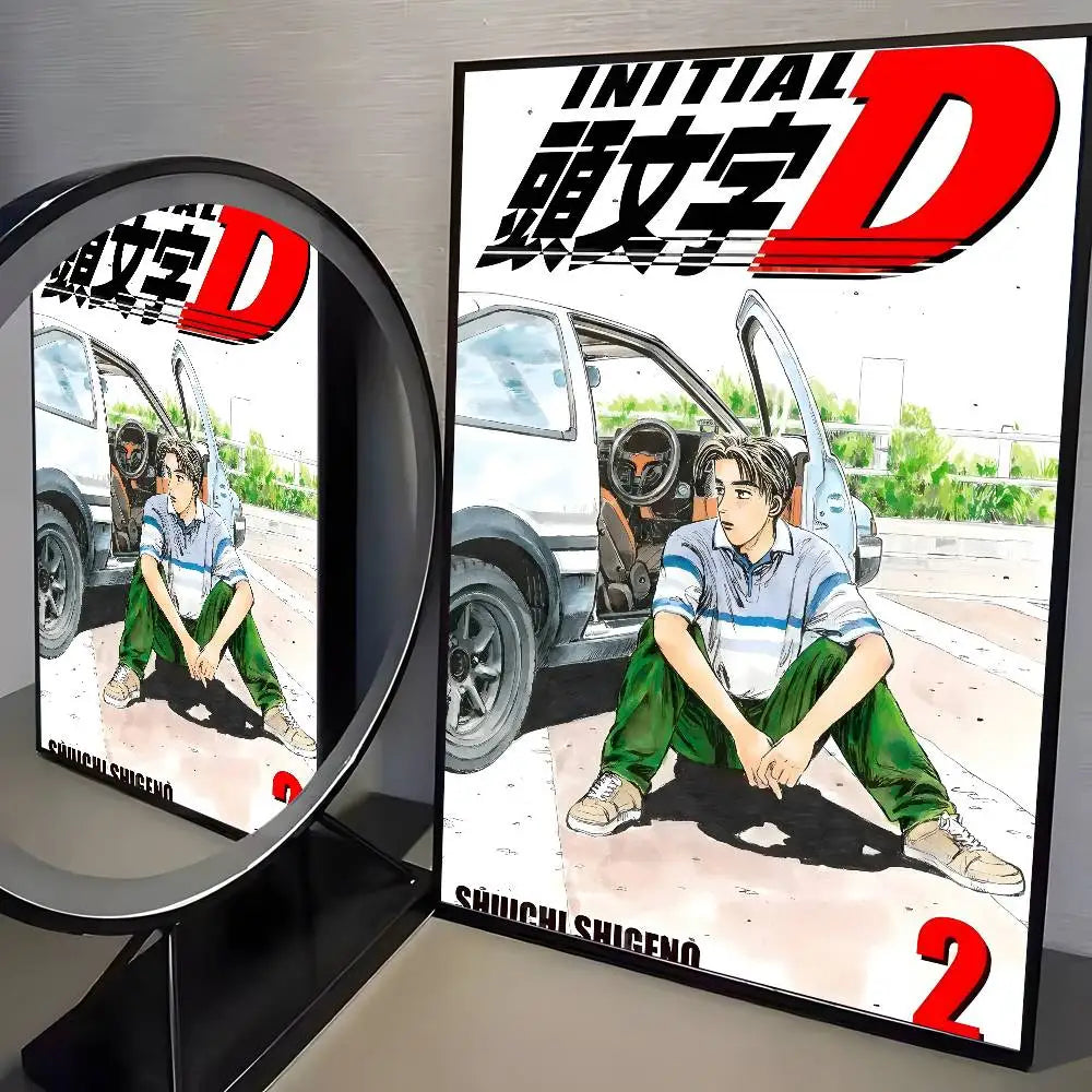 Initial D AE86 Canvas Posters