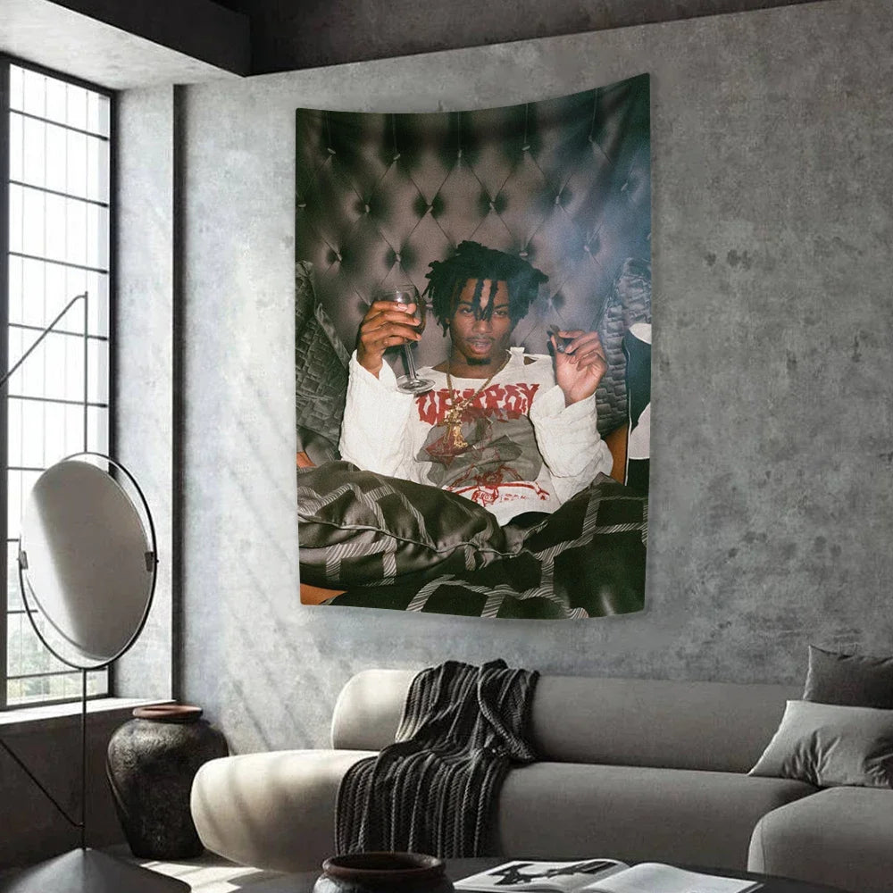 Playboi Carti Rapper Home Decor Tapestry