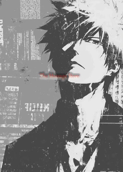 Bleach Black and White Posters