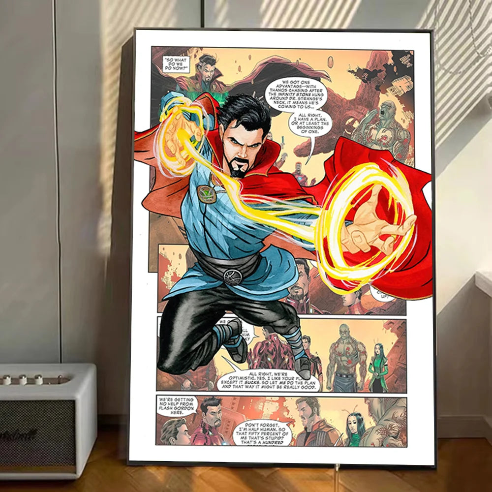 Marvel Avengers Poster Stickers Art Wall