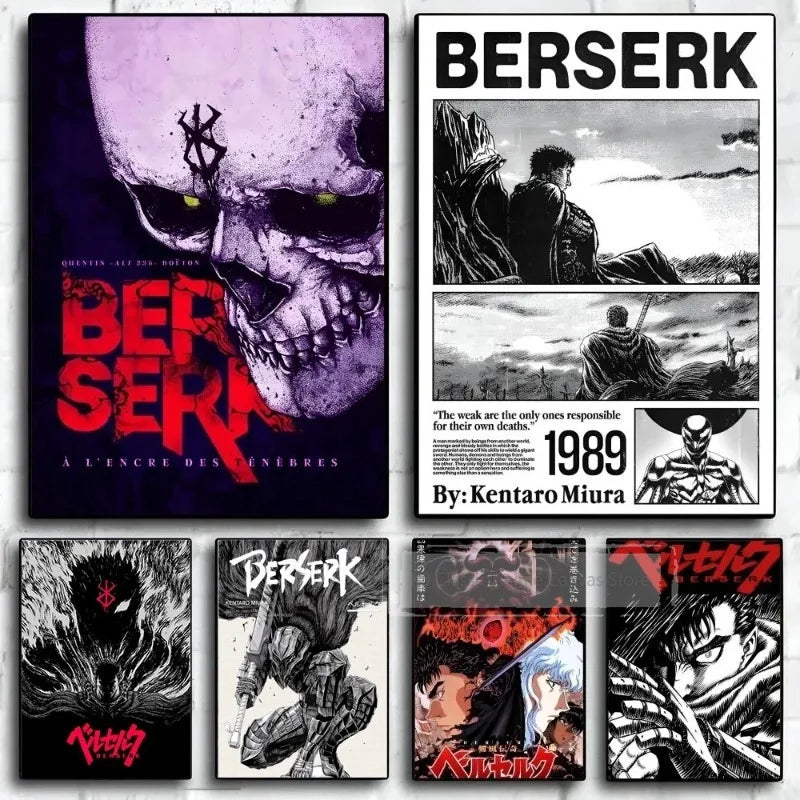 Authentic Berserk Posters - Dark Manga Wall Art