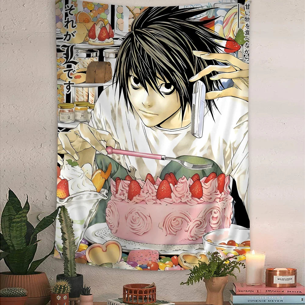 Death Note Anime Wall Tapestry