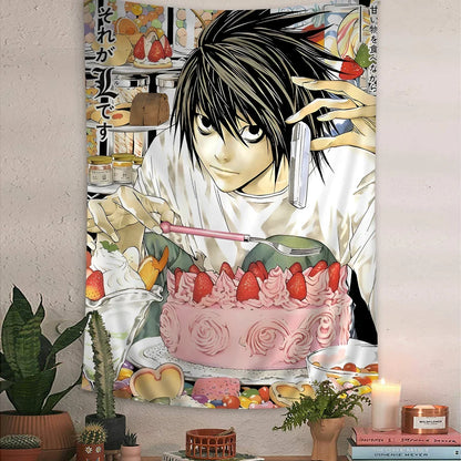 Death Note Anime Wall Tapestry - Manga Decor