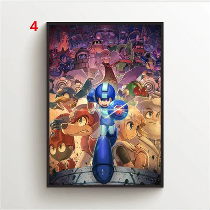 MegaMan Canvas Wall Art