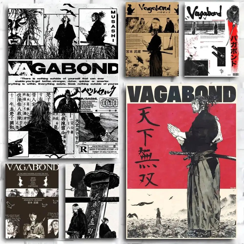 Vagabond Musashi Vintage Posters