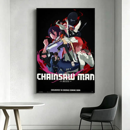 Chainsaw Man HD Art Posters