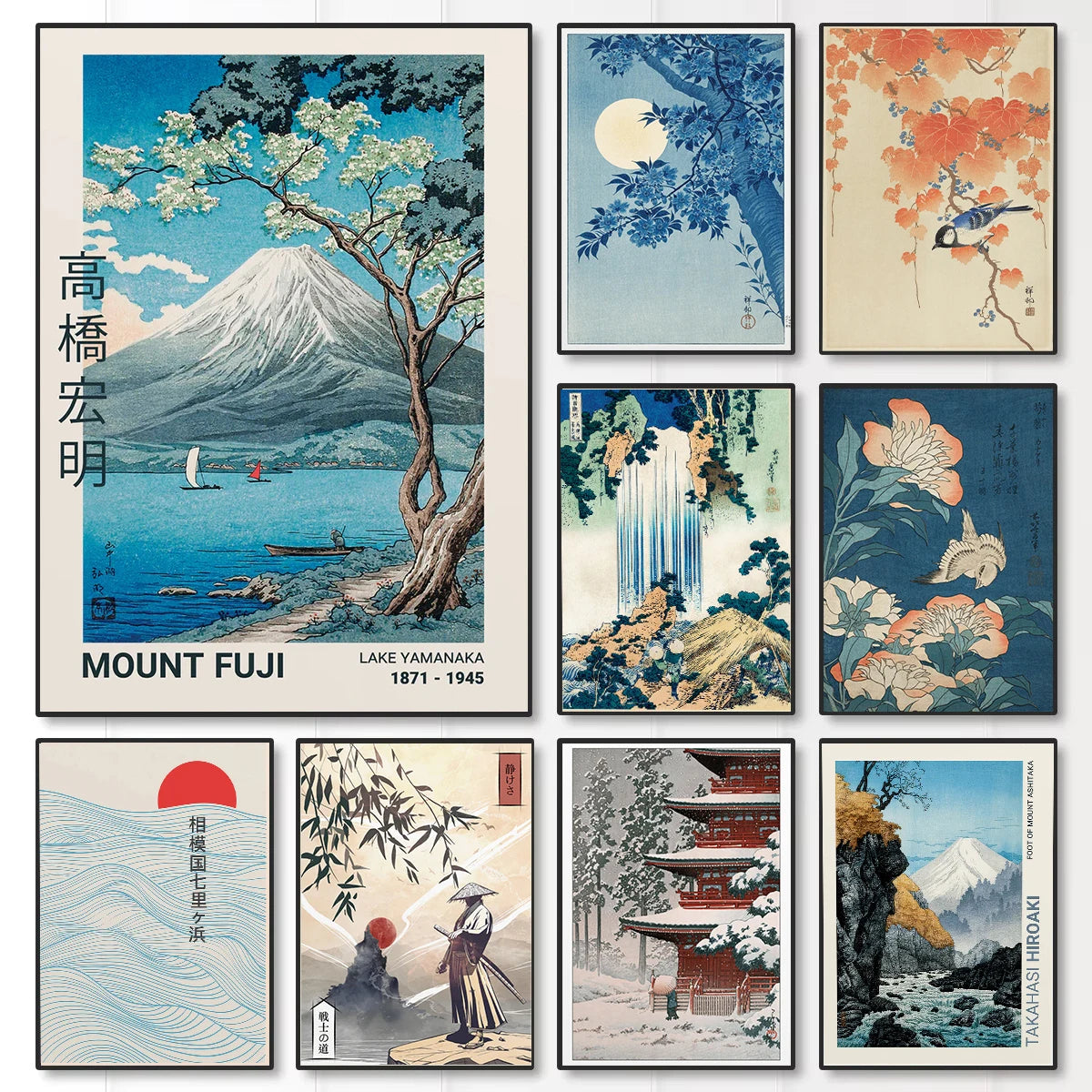 Japanese Art Poster Wall Decor