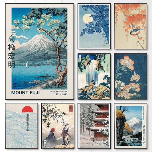 Japanese Art Poster Wall Decor