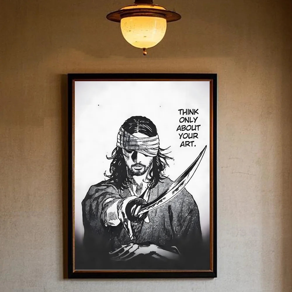Vagabond Manga Canvas Wall Art Home Décor