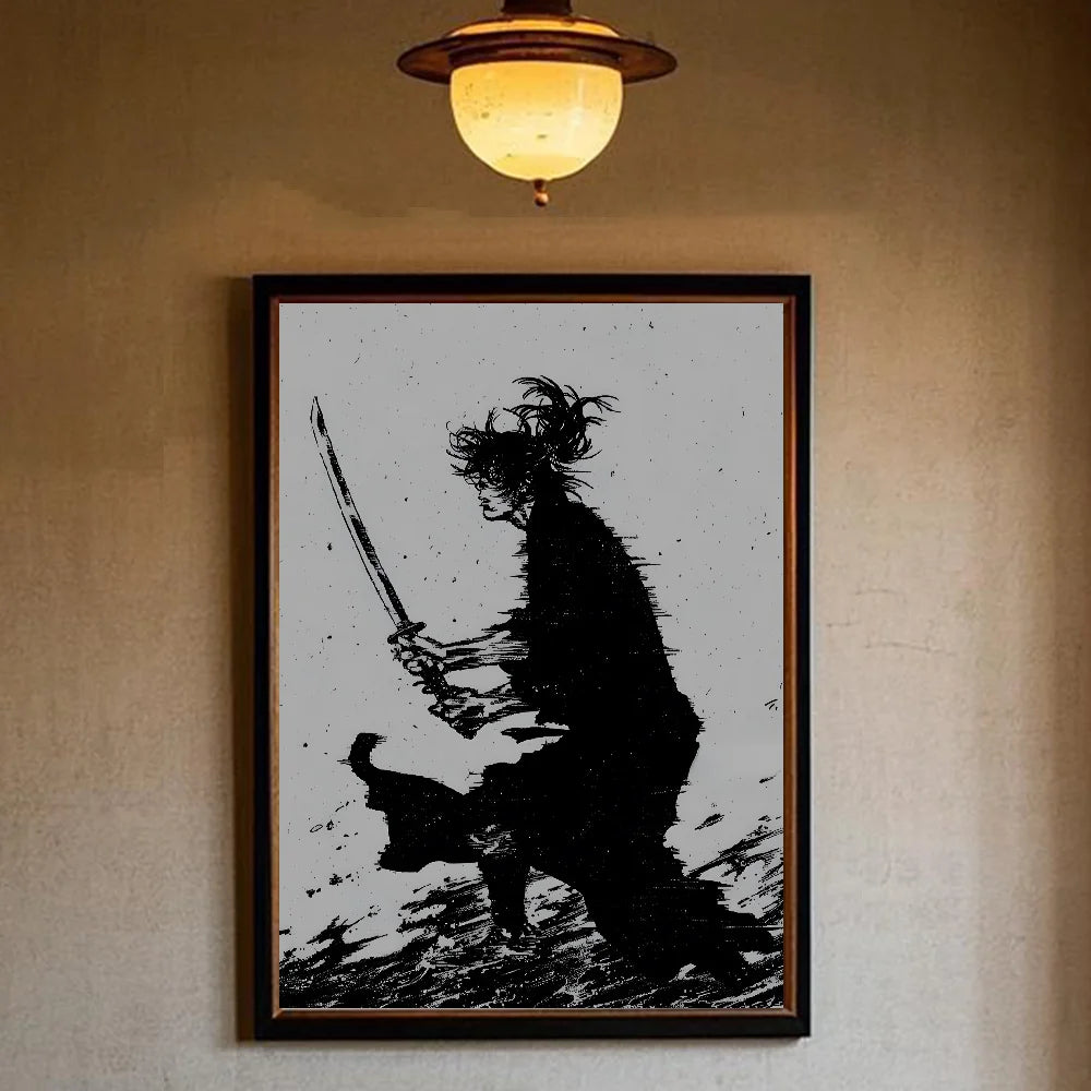 Vagabond Manga Canvas Wall Art Home Décor