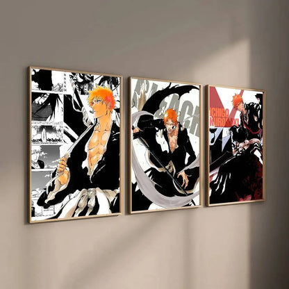 Bleach Anime Wall Sticker Waterproof Paper Art Print