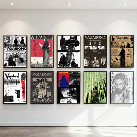 Vagabond Musashi Vintage Poster, design 2