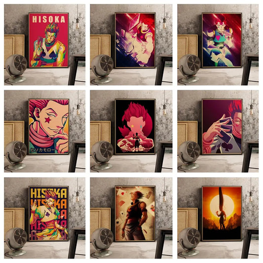 Hunter x Hunter Character Poster – anime wall art by Threadline