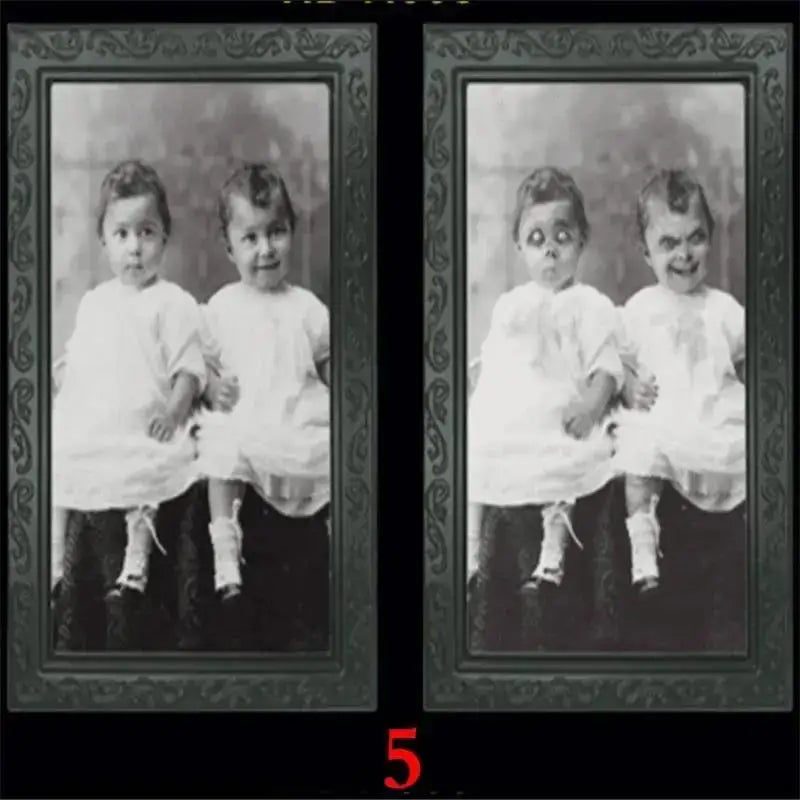 Haunted 3D Ghost Portrait Frame Halloween Décor