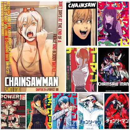 Chainsaw Man HD Art Posters