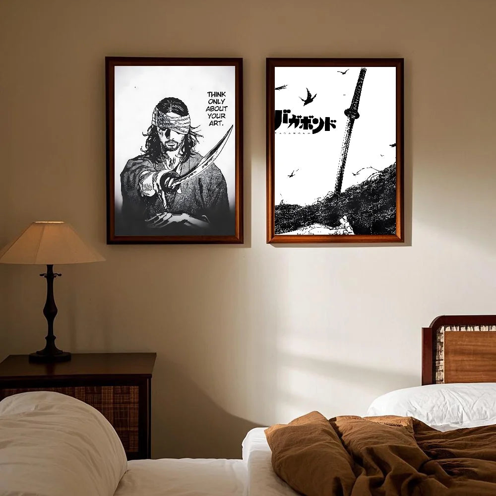 Vagabond Manga Canvas Wall Art Home Décor
