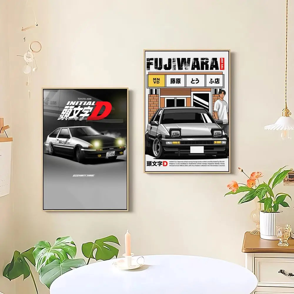 Initial D AE86 Posters