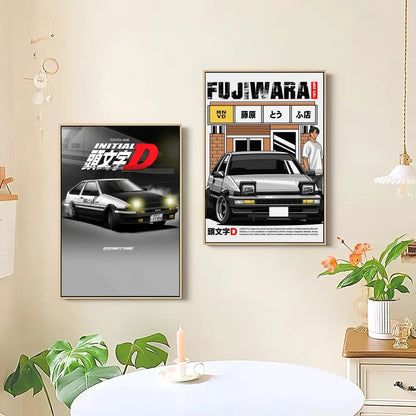 Initial D AE86 Posters