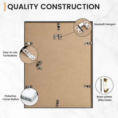 Modern Black Aluminum Photo Frame