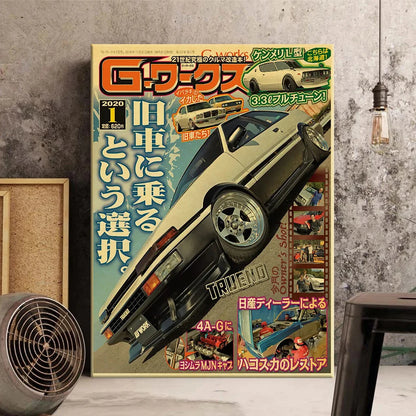 JDM Vintage Car Posters