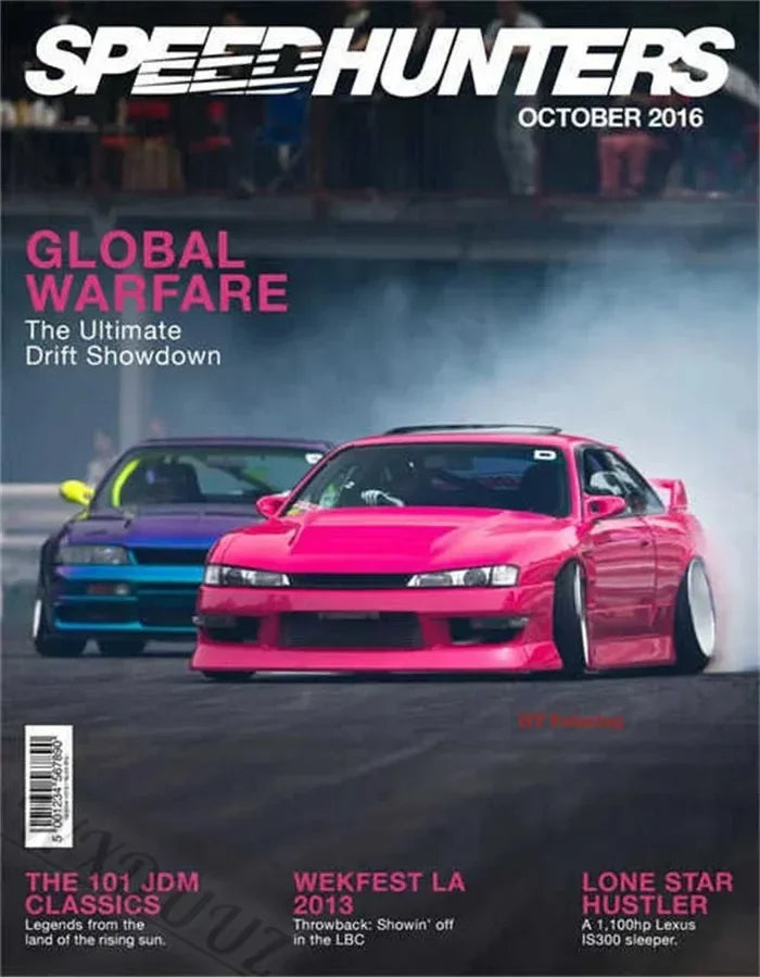 Retro Japanese Cars GTR JDM Racing Magazine Cover Posters