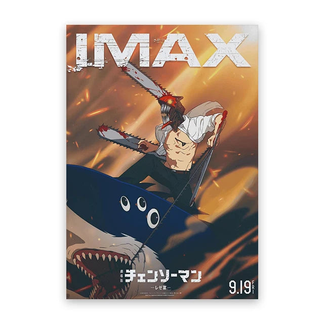 Chainsaw Man Street Art Posters