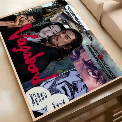 Vagabond Anime Poster Sticker