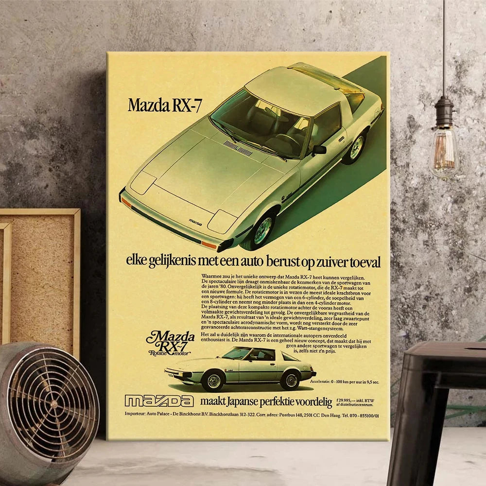 JDM Vintage Car Posters