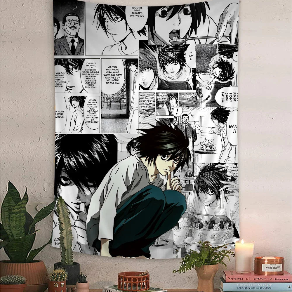 Death Note Anime Wall Tapestry