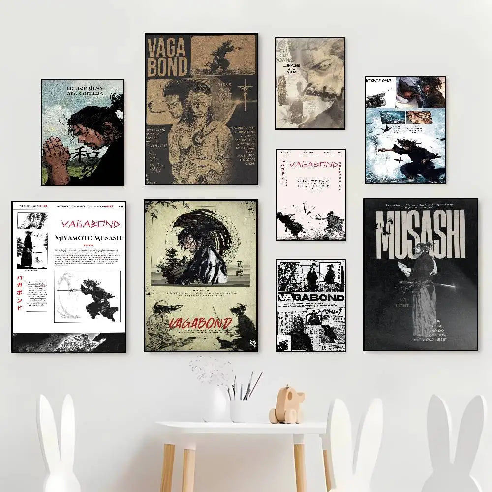 Vagabond Manga Art Posters