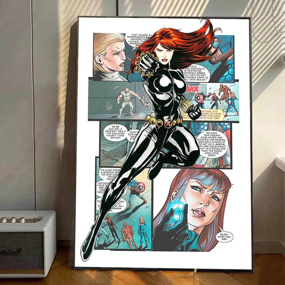 Marvel Avengers Poster Stickers Art Wall