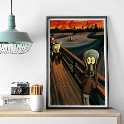 Cartoon Squidward Tentacles Poster