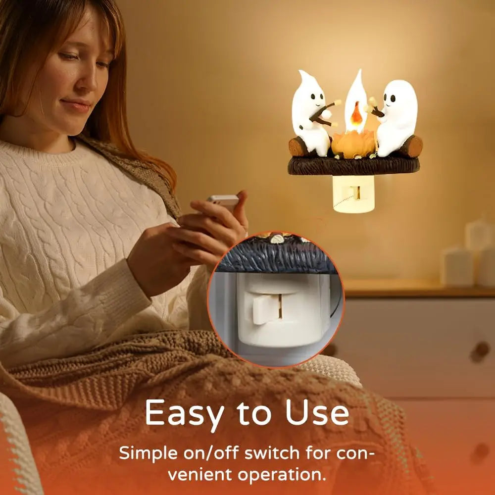Halloween Ghost Bonfire Night Light